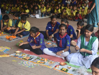 Saraswati Puja  AT Jayadev International School