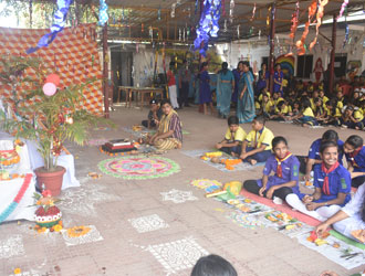 Saraswati Puja  AT Jayadev International School